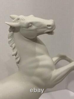 Unterweissbach Porcelain Figurine Vintage Jumping Horse By Kurt Steiner Germany