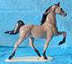 Vhtf Sr Hagen Renaker American Saddlebred Horse Gray With Platinum Ribbons 30 Made