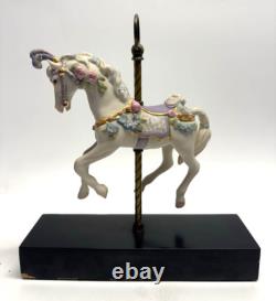 VINTAGE Cybis Sugarplum Porcelain Carousel Horse 12 L/Edition #142/750