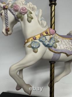 VINTAGE Cybis Sugarplum Porcelain Carousel Horse 12 L/Edition #142/750