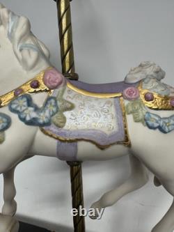 VINTAGE Cybis Sugarplum Porcelain Carousel Horse 12 L/Edition #142/750