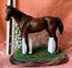 Vintage Rare Danbury Mint Seabiscuit Race Horse Figurine Porcelain New Free Ship
