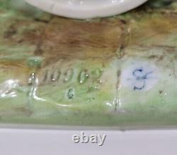 VINTAGE X-Large GERMAN 20th C SCHEIBE ALSBACH PORCELAIN GROUPING Coach & Horses