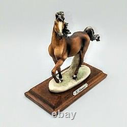 VIintage Porcelain Horse G Giuseppe Armani 1985 5 As Is