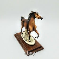 VIintage Porcelain Horse G Giuseppe Armani 1985 5 As Is