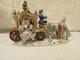 Vnt Dresden Figurine Cinderella Horse Drawn Carriage With Driver & 2 Passengers