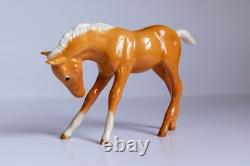 VTG Beswick England Foal Figurine Glossy Collectible Porcelain Horse