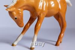 VTG Beswick England Foal Figurine Glossy Collectible Porcelain Horse