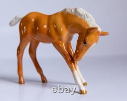 VTG Beswick England Foal Figurine Glossy Collectible Porcelain Horse