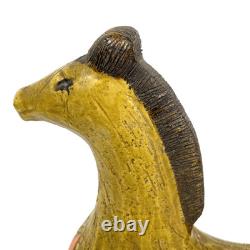 VTG Bitossi Pottery Yellow Horse Aldo Londi 10