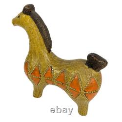 VTG Bitossi Pottery Yellow Horse Aldo Londi 10