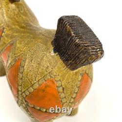 VTG Bitossi Pottery Yellow Horse Aldo Londi 10