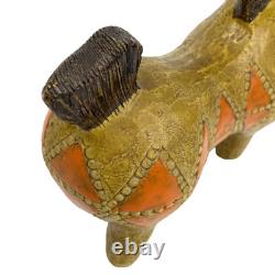VTG Bitossi Pottery Yellow Horse Aldo Londi 10