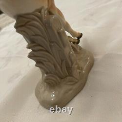 VTG CAMA Hand Painted Porcelain Amazing Detail of Kicking jumping horse figurine