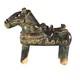 Vtg Chinese Glazed Ceramic Horse Figurine Majolica Drip Glaze 10.5