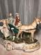 Vtg Grafenthal Germany C1880's Colonial Horse Carriage Courting Couple Figurine