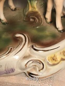 VTG Grafenthal Germany c1880's Colonial Horse Carriage Courting Couple Figurine
