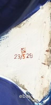 VTG PORCELAIN JOUSTING KNIGHT ON HORDE FIGURINE WithLANCE NUMBERED WithMARK 13 READ