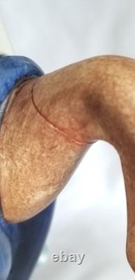 VTG PORCELAIN JOUSTING KNIGHT ON HORDE FIGURINE WithLANCE NUMBERED WithMARK 13 READ