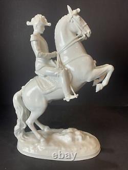 VTG Royal Vienna Augarten Wien Porcelain Figurine Spanish Riding School Horse