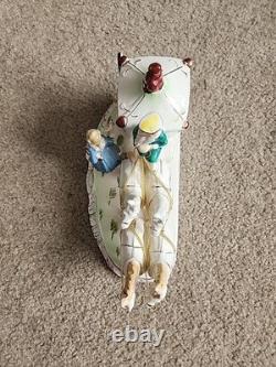Very Rare German Porcelain Coach Princess Horses & Carriage Figurine HTF