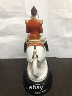 Vienna Augarten Wien Porcelain Spanish Riding School Horse Levade With Rider