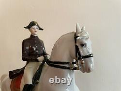 Vienna Augarten Wien Porcelain Spanish Riding School Horse & Rider 1592 Trab