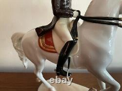 Vienna Augarten Wien Porcelain Spanish Riding School Horse & Rider 1592 Trab