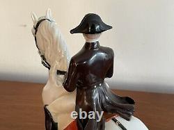 Vienna Augarten Wien Porcelain Spanish Riding School Horse & Rider 1592 Trab
