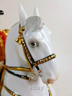 Vienna Augarten Wien Porcelain Spanish Riding School Horse & Rider Levade