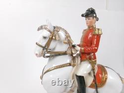 Vienna Augarten Wien Porcelain Spanish Riding School Horse & Rider Pirouette