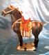 Vintage 14 Chinese Tang Dynasty-style Sancai Glazed Pottery Horse Figurine