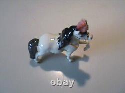 Vintage 1955 Miniature Hagen Renaker Circus Horse With Red Plume