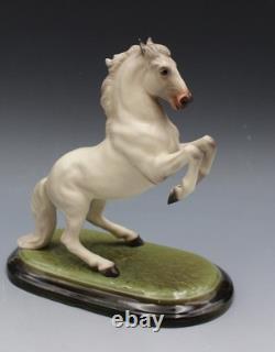 Vintage 1960's San Dimas Hagen Renaker Ceramic Lipizzaner Horse Sculpture 6