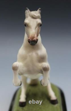 Vintage 1960's San Dimas Hagen Renaker Ceramic Lipizzaner Horse Sculpture 6