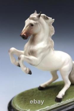 Vintage 1960's San Dimas Hagen Renaker Ceramic Lipizzaner Horse Sculpture 6