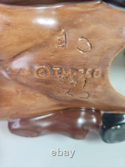 Vintage 1980 Ceramic Horse Figurine Reclining Equestrian Sculpture Collectible