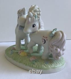 Vintage 1985 My Little Pony Wedding Prance Hasbro G1 Porcelain Figurine with Tag