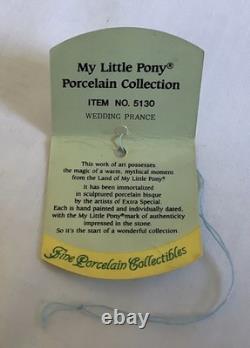Vintage 1985 My Little Pony Wedding Prance Hasbro G1 Porcelain Figurine with Tag