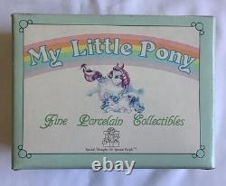 Vintage 1985 My Little Pony Wedding Prance Hasbro G1 Porcelain Figurine with Tag