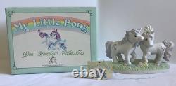 Vintage 1985 My Little Pony Wedding Prance Hasbro G1 Porcelain Figurine with Tag
