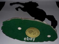 Vintage 1987 Fred Stone 185/3500 The Black Stallion Returns Figurine withBase