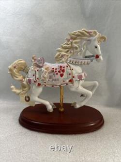 Vintage 2002 LENOX Valentines The Sweathearts Carousel Horse Love