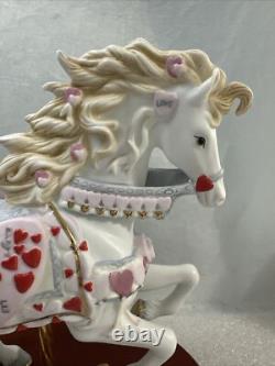Vintage 2002 LENOX Valentines The Sweathearts Carousel Horse Love