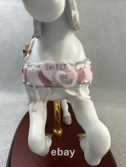 Vintage 2002 LENOX Valentines The Sweathearts Carousel Horse Love