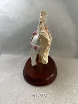 Vintage 2002 LENOX Valentines The Sweathearts Carousel Horse Love
