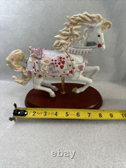 Vintage 2002 LENOX Valentines The Sweathearts Carousel Horse Love