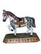 Vintage'86 Royal Tichelaar Makkum Delft Polychrome Horse Figurine Dutch Holland