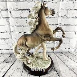 Vintage 90s Limited Edition Giuseppe Armani Freedom Man and Horse Figurine 18