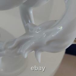 Vintage AK Kaiser Porcelain Rearing Stallion Horse Figurine Meteor 380 W Germany
